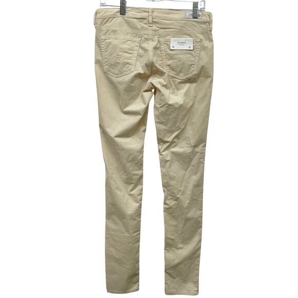 AG Adriano Goldschmied The Legging Super Skinny Corduroy Tan Sz 29 NWT FLAW - Picture 2 of 12